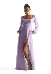 A Line Evening Long Formal Dress MGNY Madeline Gardner New York 21845