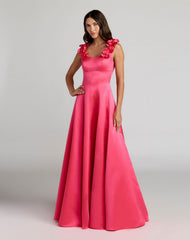 A Line Long Prom Formal Dress Mac Duggal 2359