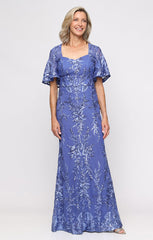 A Line Long Formal Mother of the Bride Dress Alex Evenings 81171920
