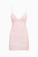 Becklyn Eyelet Linen Mini Dress - ROSE DRIFT